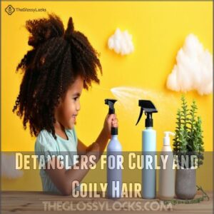 Detanglers for Curly and Coily Hair