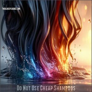 Do Not Use Cheap Shampoos