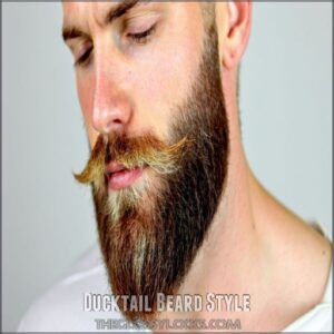 Ducktail Beard Style