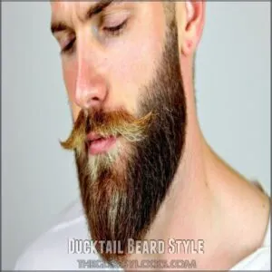 Ducktail Beard Style