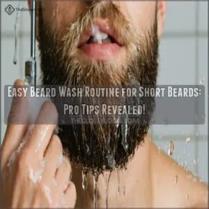 easy beard wash routine for short beards