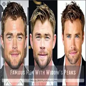 Famous Men With Widow's Peaks