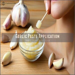 Garlic Paste Application