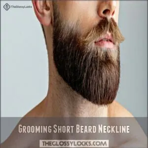 Grooming Short Beard Neckline