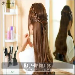 Half-Up Braids