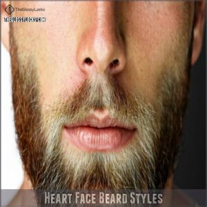 Heart Face Beard Styles