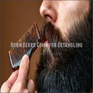 Horn Beard Comb for Detangling