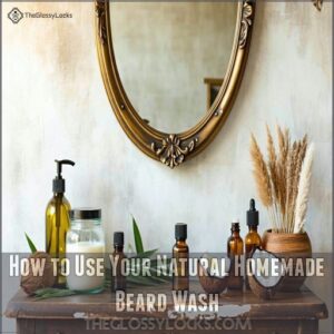 How to Use Your Natural Homemade Beard Wash