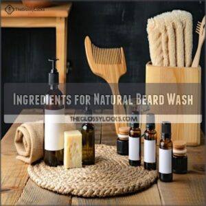 Ingredients for Natural Beard Wash