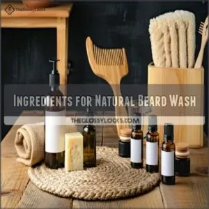 Ingredients for Natural Beard Wash