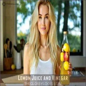 Lemon Juice and Vinegar