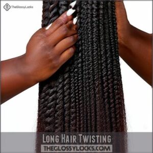 Long Hair Twisting