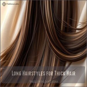 Long Hairstyles for Thick Hair