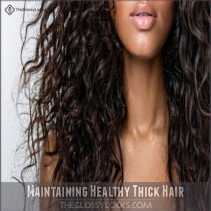 Maintaining Healthy Thick Hair