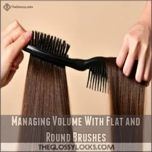 Managing Volume With Flat and Round Brushes