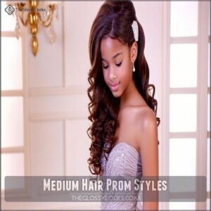 Medium Hair Prom Styles