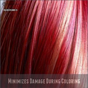 Minimizes Damage During Coloring