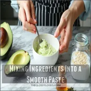 Mixing Ingredients Into a Smooth Paste