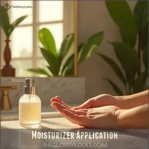 Moisturizer Application Moisturizer Application