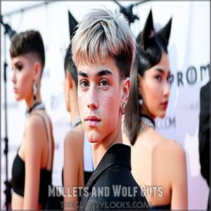 Mullets and Wolf Cuts