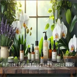 Natural Foundations and Moisturizers