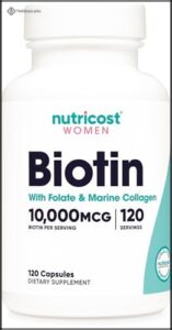 Nutricost Biotin for Women 10,000mcg