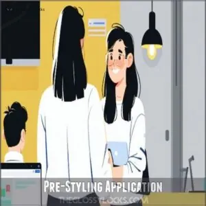 Pre-Styling Application Pre-Styling Application