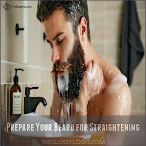 Prepare Your Beard for Straightening