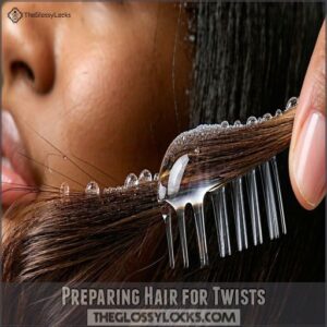 Preparing Hair for Twists