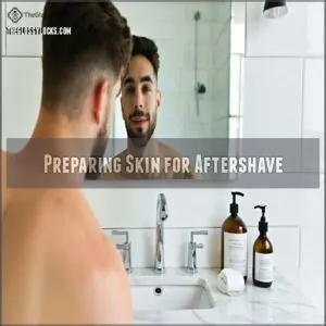 Preparing Skin for Aftershave