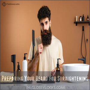 Preparing Your Beard for Straightening