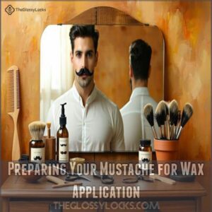 Preparing Your Mustache for Wax Application