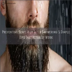 preventing beard itch after showering