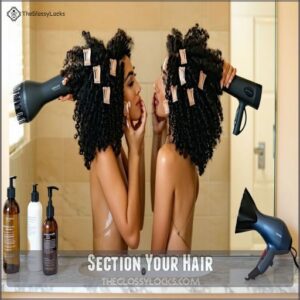 Section Your Hair