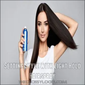 Setting Style With Light Hold Hairspray Setting Style With Light Hold Hairspray