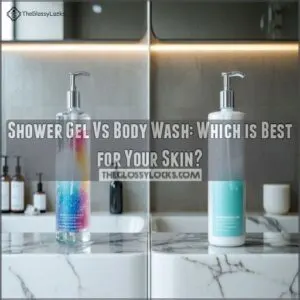 shower gel vs body wash