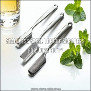 Stainless Steel Tongue Scrapers for Durability