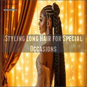 Styling Long Hair for Special Occasions