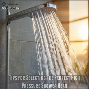 Tips for Selecting The Perfect High Pressure Shower Head