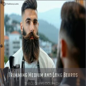 Trimming Medium and Long Beards