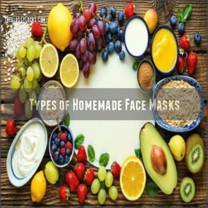 Types of Homemade Face Masks