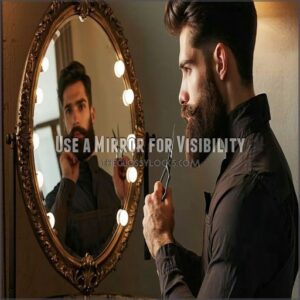 Use a Mirror for Visibility