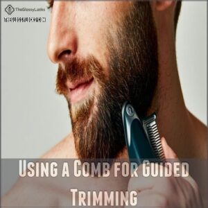 Using a Comb for Guided Trimming