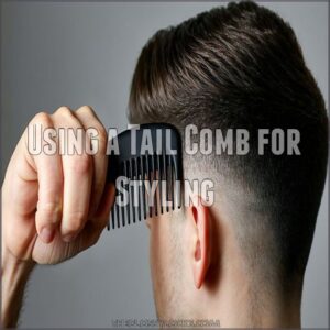 Using a Tail Comb for Styling