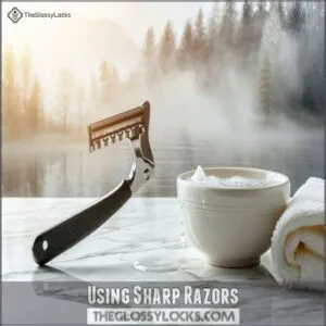 Using Sharp Razors