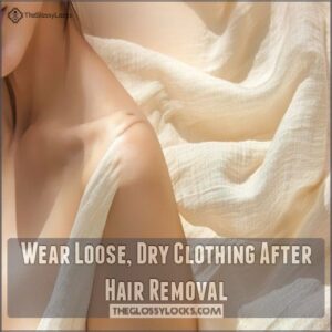 Wear Loose, Dry Clothing After Hair Removal