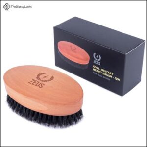 ZEUS Oval Military Beard Brush,