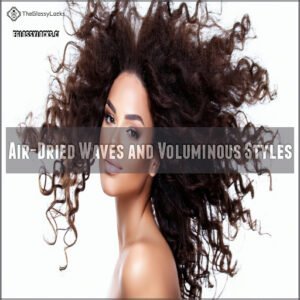 Air-Dried Waves and Voluminous Styles