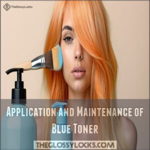 Application and Maintenance of Blue Toner