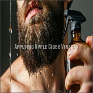 Applying Apple Cider Vinegar